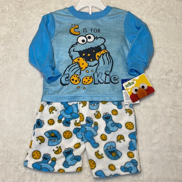 Cookie Monster Pajama Set - Picture 1 of 1